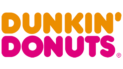 Dunkin' Donuts logo.
