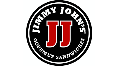 Jimmy John's Gourmet Sandwiches logo.